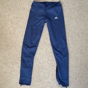 Women Adidas Aeroready Running Pants Skinny Athletic Blue Size XS